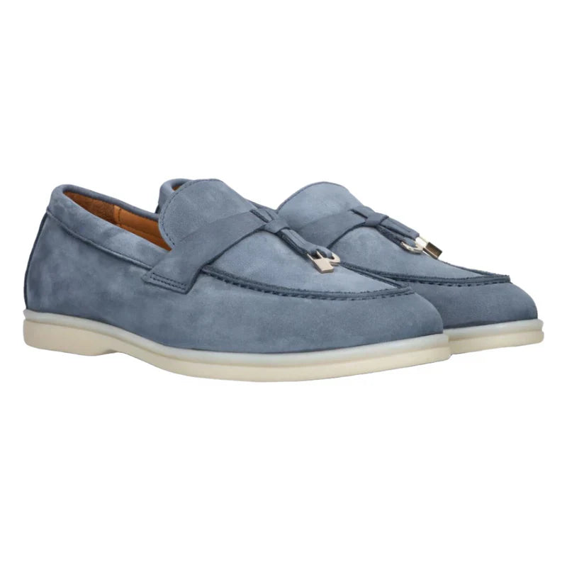 Lunor Suede Lady Loafers