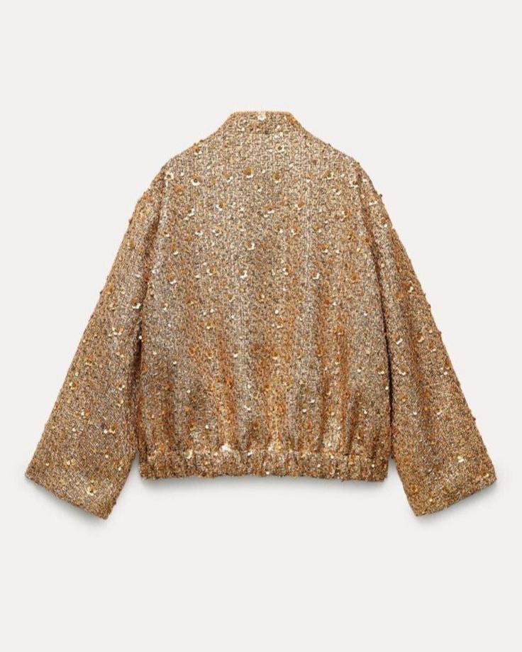 The Jane Golden Sequin Jacket