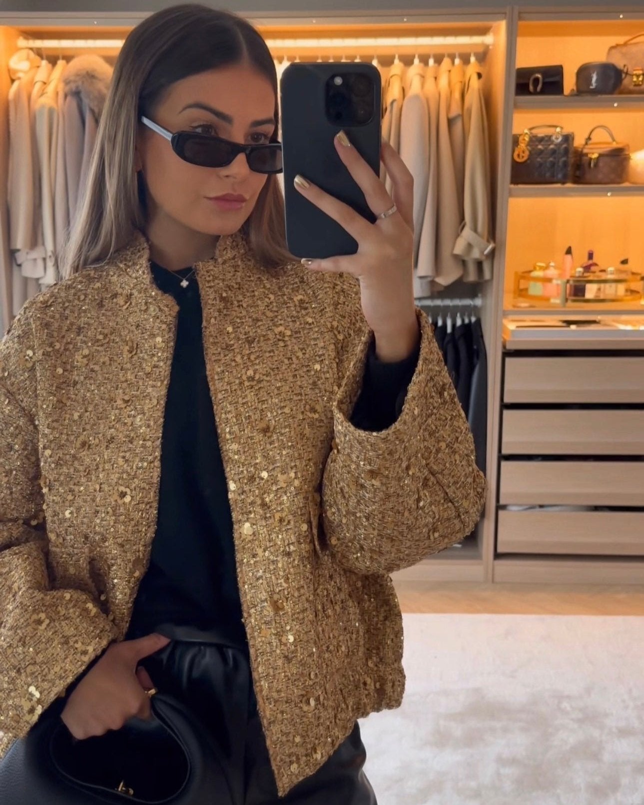 The Jane Golden Sequin Jacket