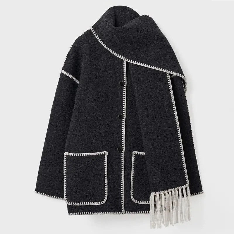 The Sophia Scarf Coat